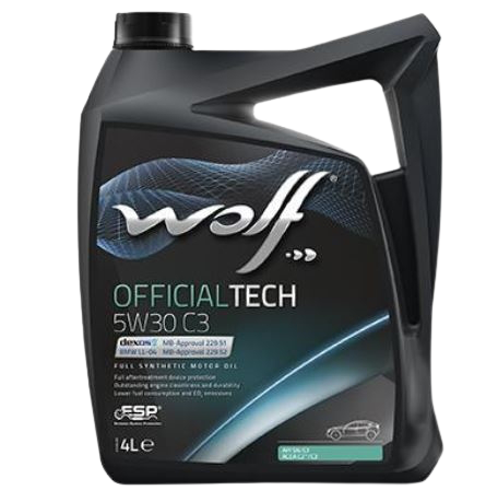 Моторное масло Wolf OfficialTech 5W-30 C3, 4л 